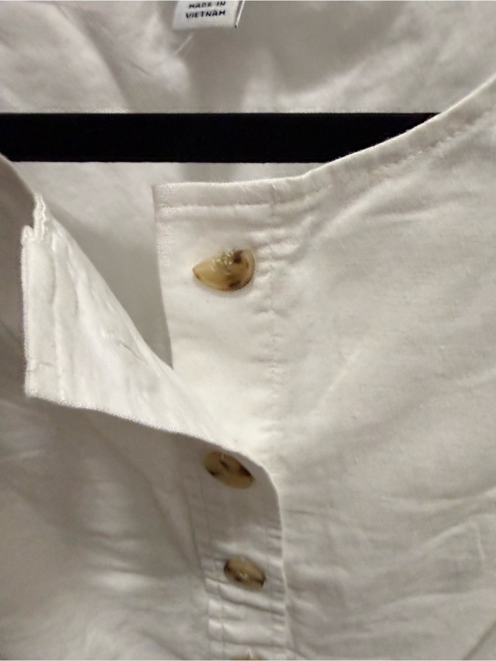 J.crew linen blend button front shell NWT size XS - Picture 7 of 7